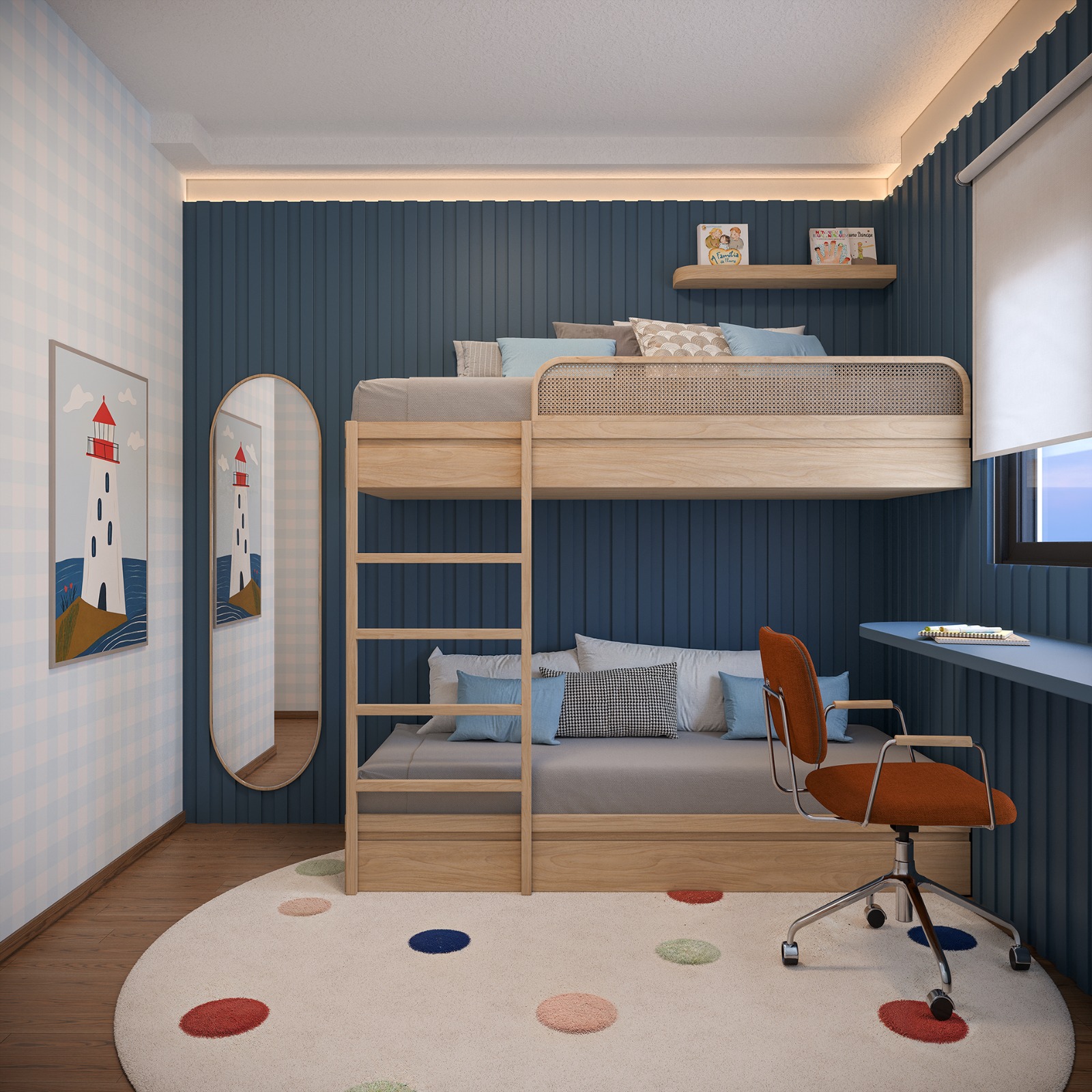 Quarto menor decorado